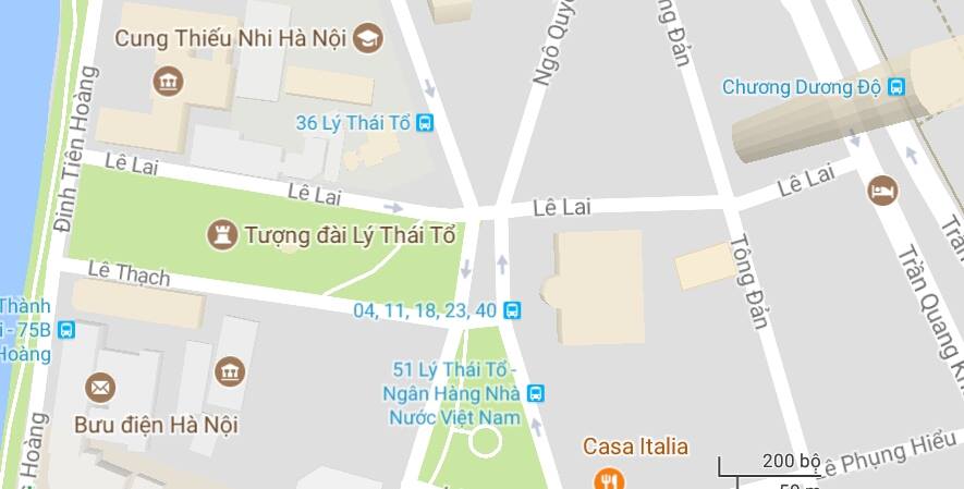 Phố Lê Lai, quận Hoàn Kiếm, Hà Nội